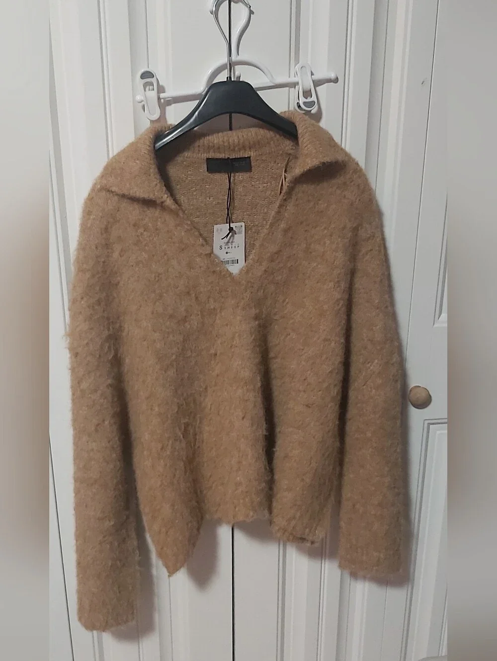 New Zara Sweater in Camel size S-M - Picture 2 of 2